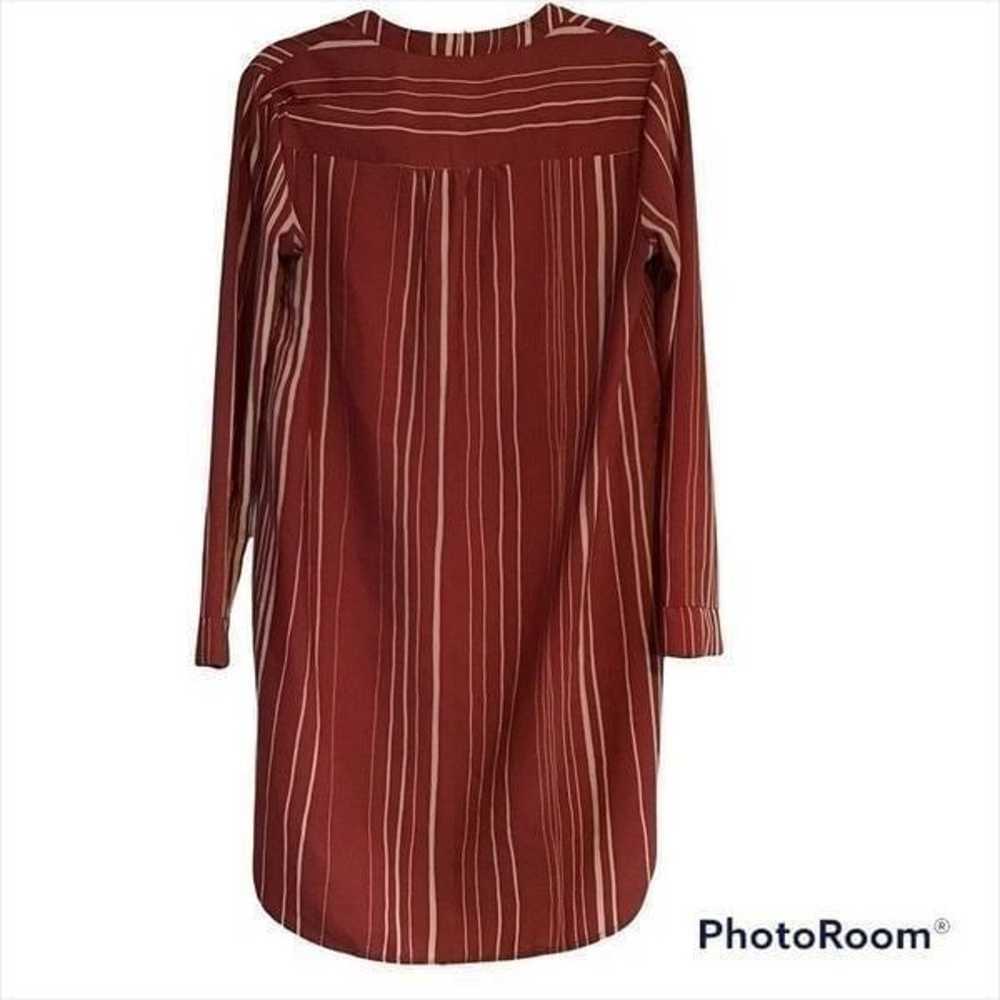 Lush Striped Sheath Shirt Dress - image 2