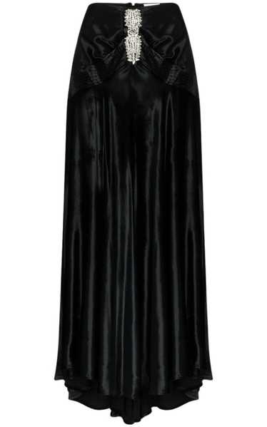 Paco Rabanne Crystal-embellished Flared Maxi Skirt