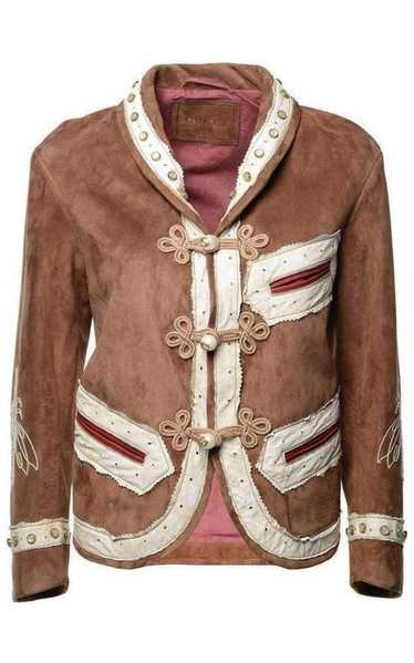 ジャケット Gucci Brown Suede Blazer Horsebit GG double-breasted suede blazer in brown - Gucci