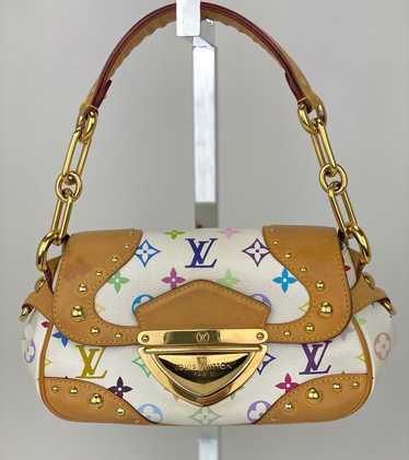 LOUIS VUITTON Monogram Multicolor Marilyn White Ha