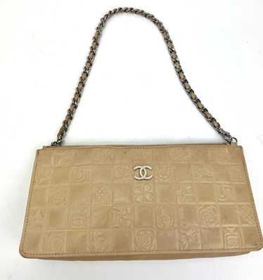 CHANEL Bag Lucky Symbols Pochette Quilted Beige La