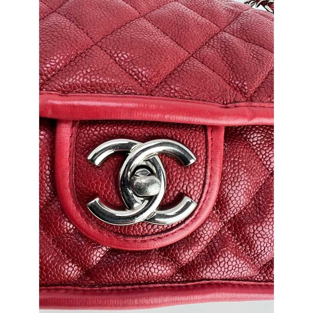 Chanel Caviar Quilted Medium French Riviera Red F… - image 11