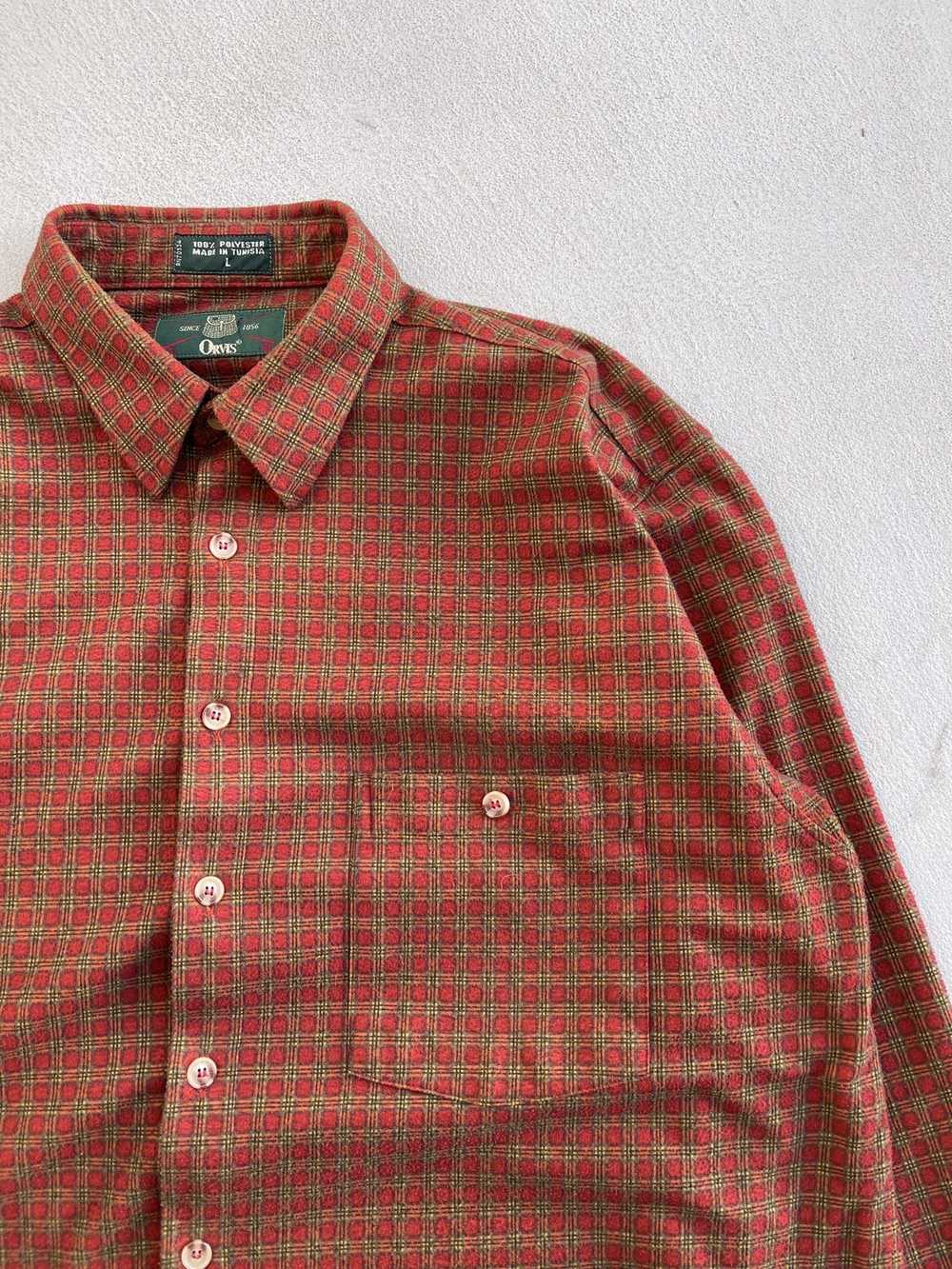 Vintage 1980s Orvis Pocket Flannel Shirt - image 2