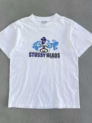 Steal! Vintage 1990s Stussy Heads Logo Tee (S)