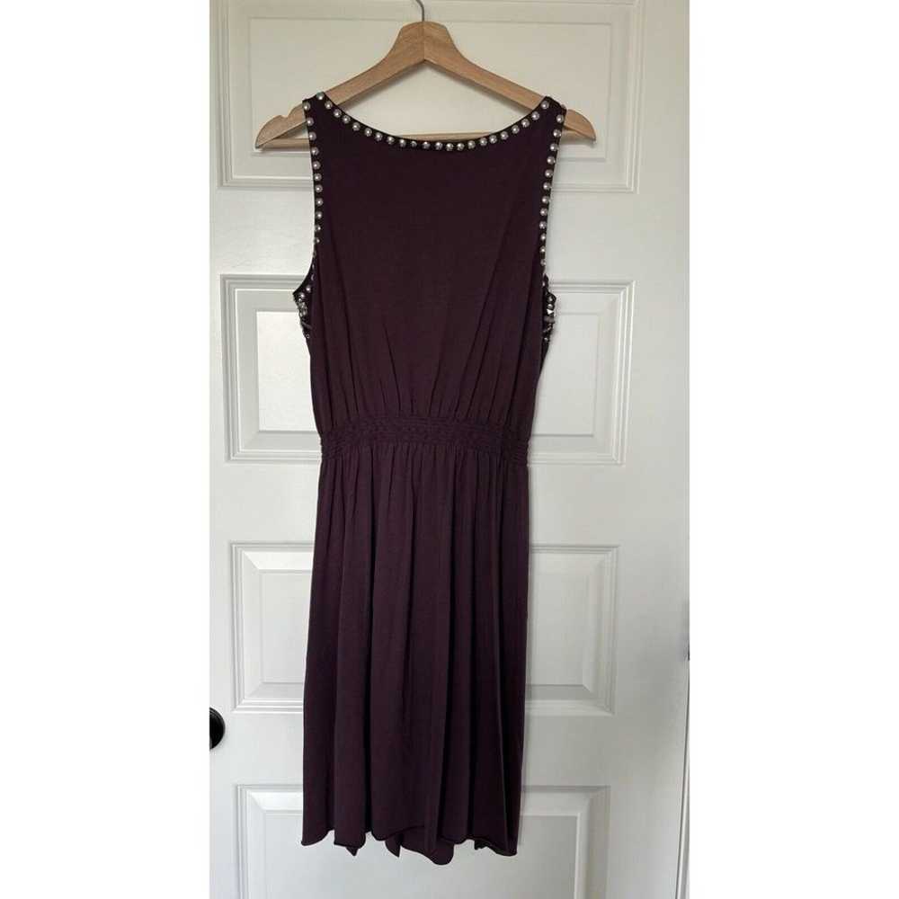Tory Burch Bornite Embellished Dress Size XS Purp… - image 5