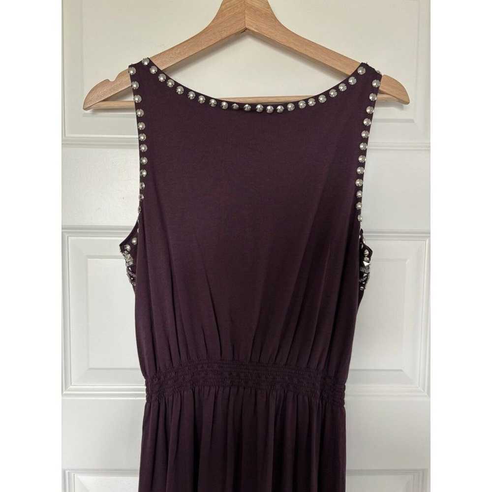 Tory Burch Bornite Embellished Dress Size XS Purp… - image 6
