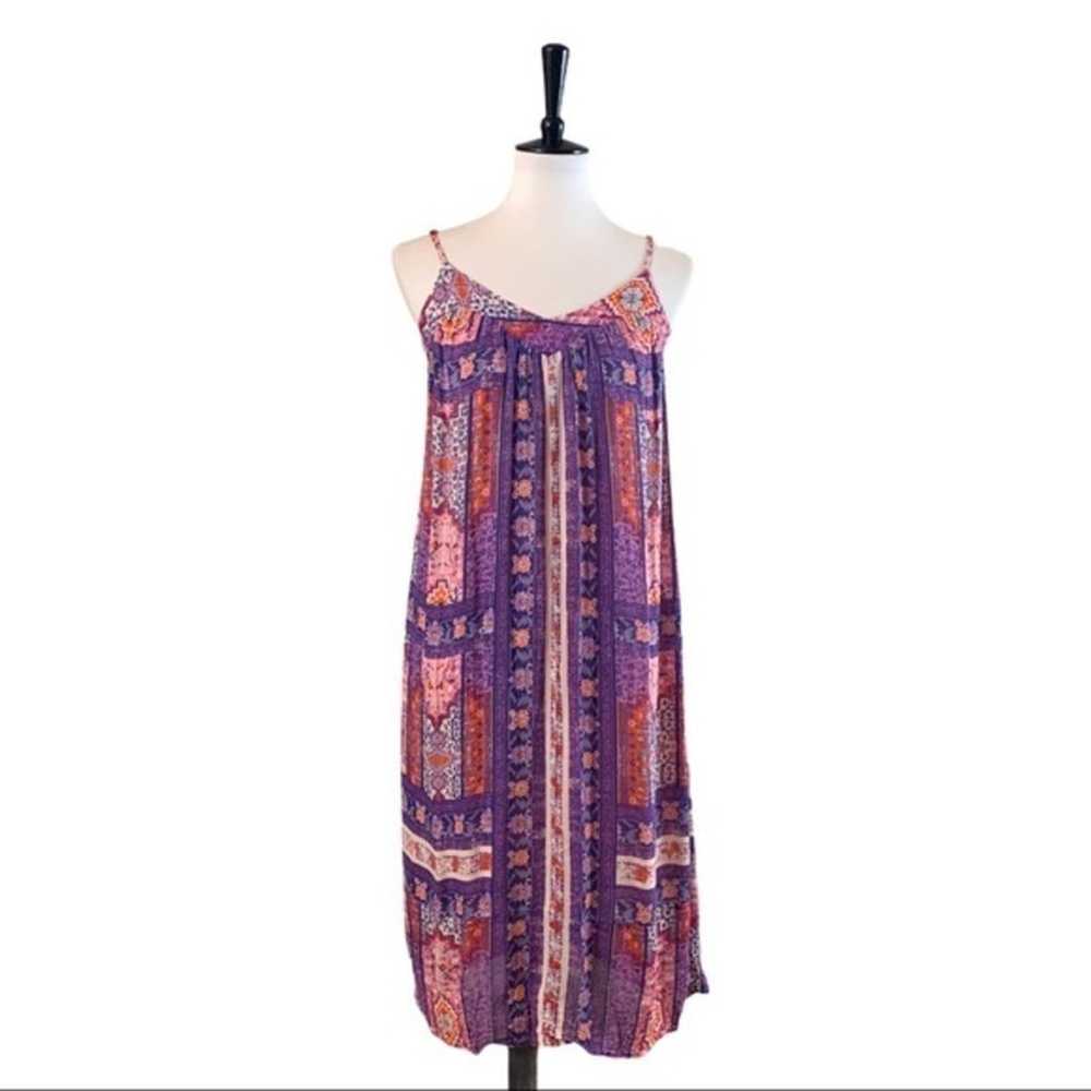 Lucky Brand Patch Work Relaxed Boho Sleeveless Pi… - image 3