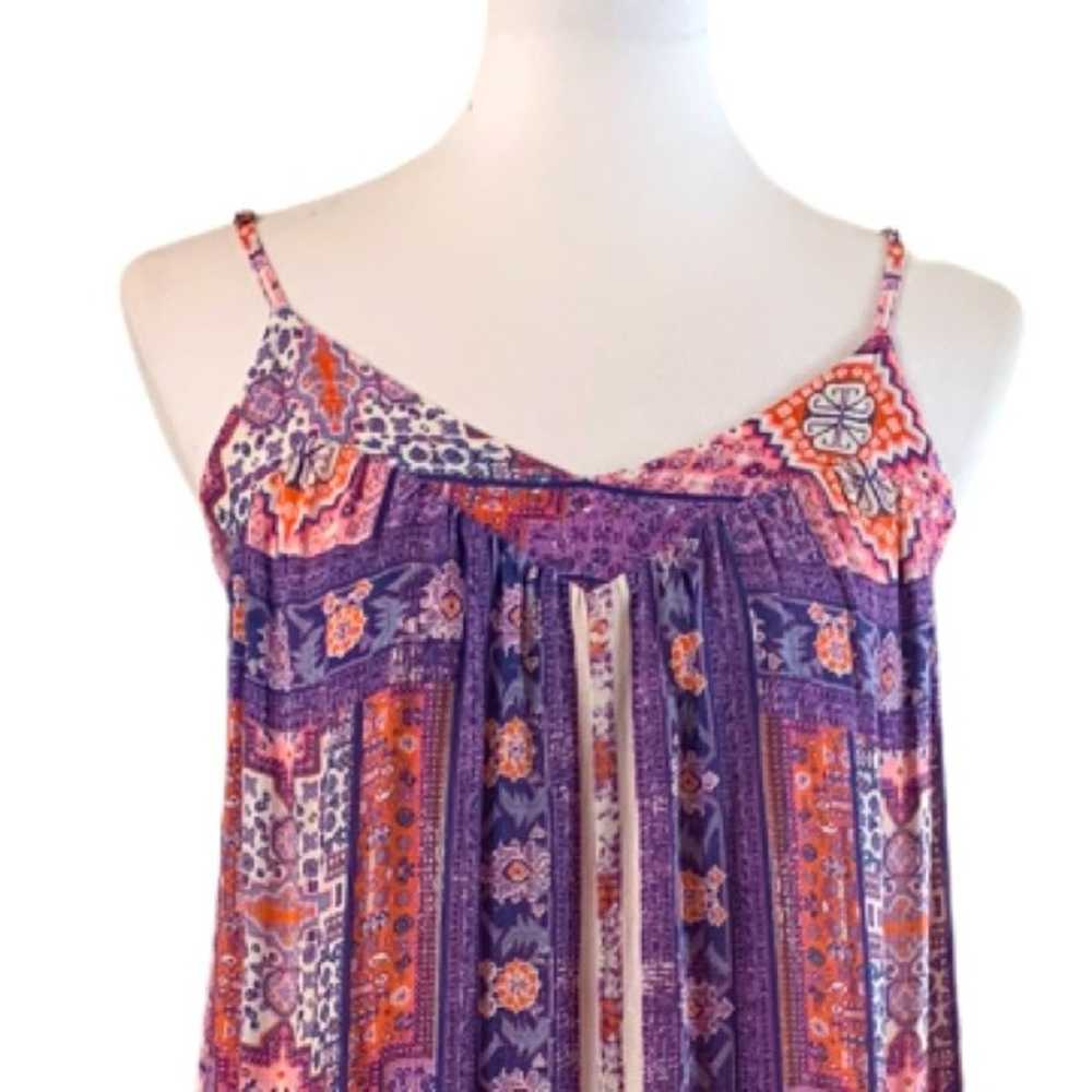 Lucky Brand Patch Work Relaxed Boho Sleeveless Pi… - image 7