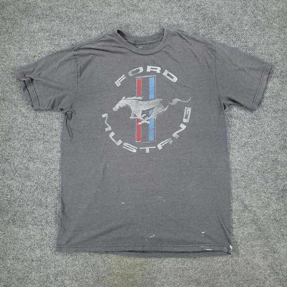 Ford Ford Shirt Men's XL Gray Mustang Logo Offici… - image 1