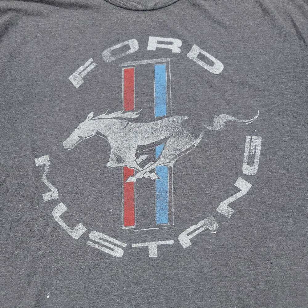 Ford Ford Shirt Men's XL Gray Mustang Logo Offici… - image 2