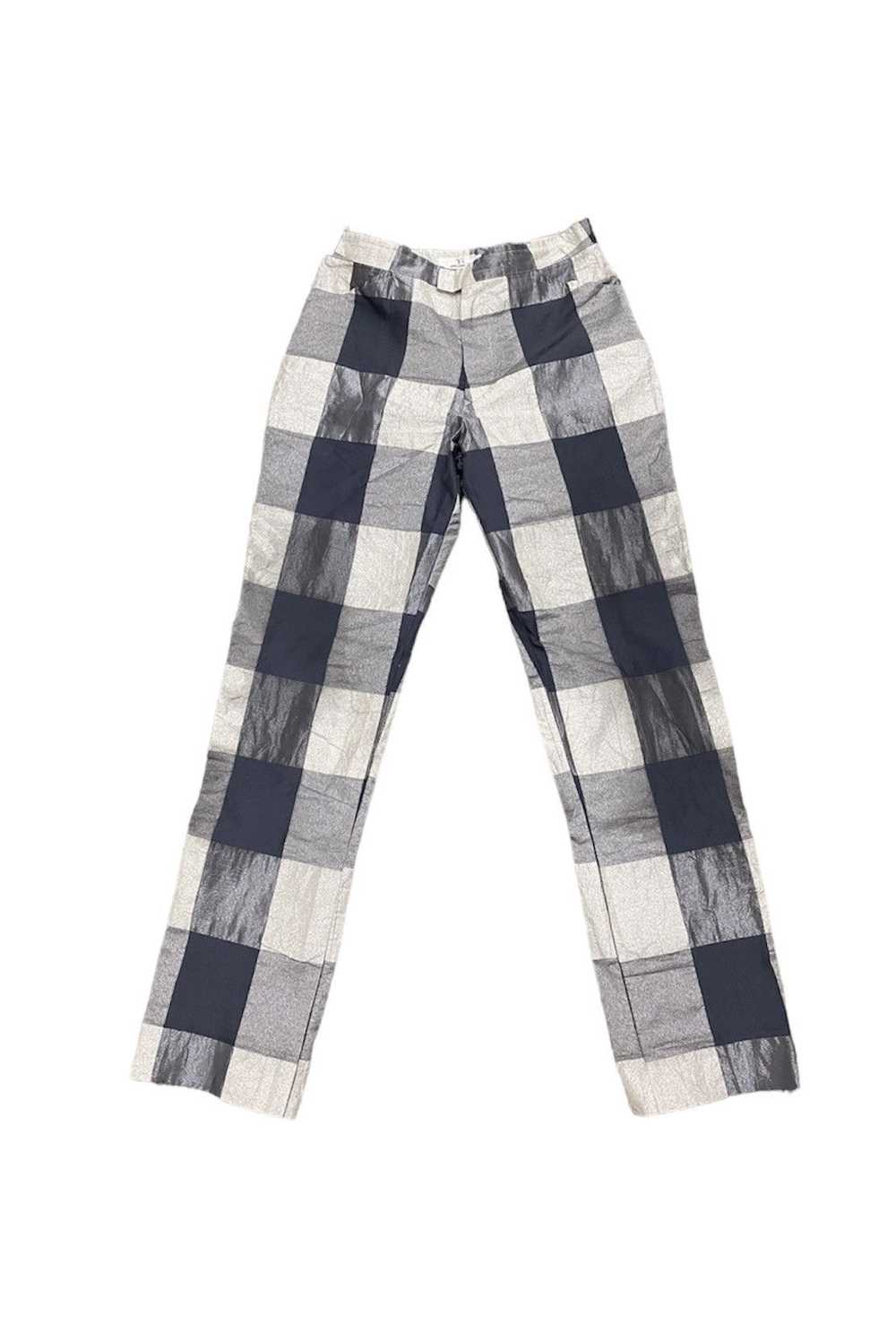 Yohji Yamamoto Plaid Checkered Pant - image 1