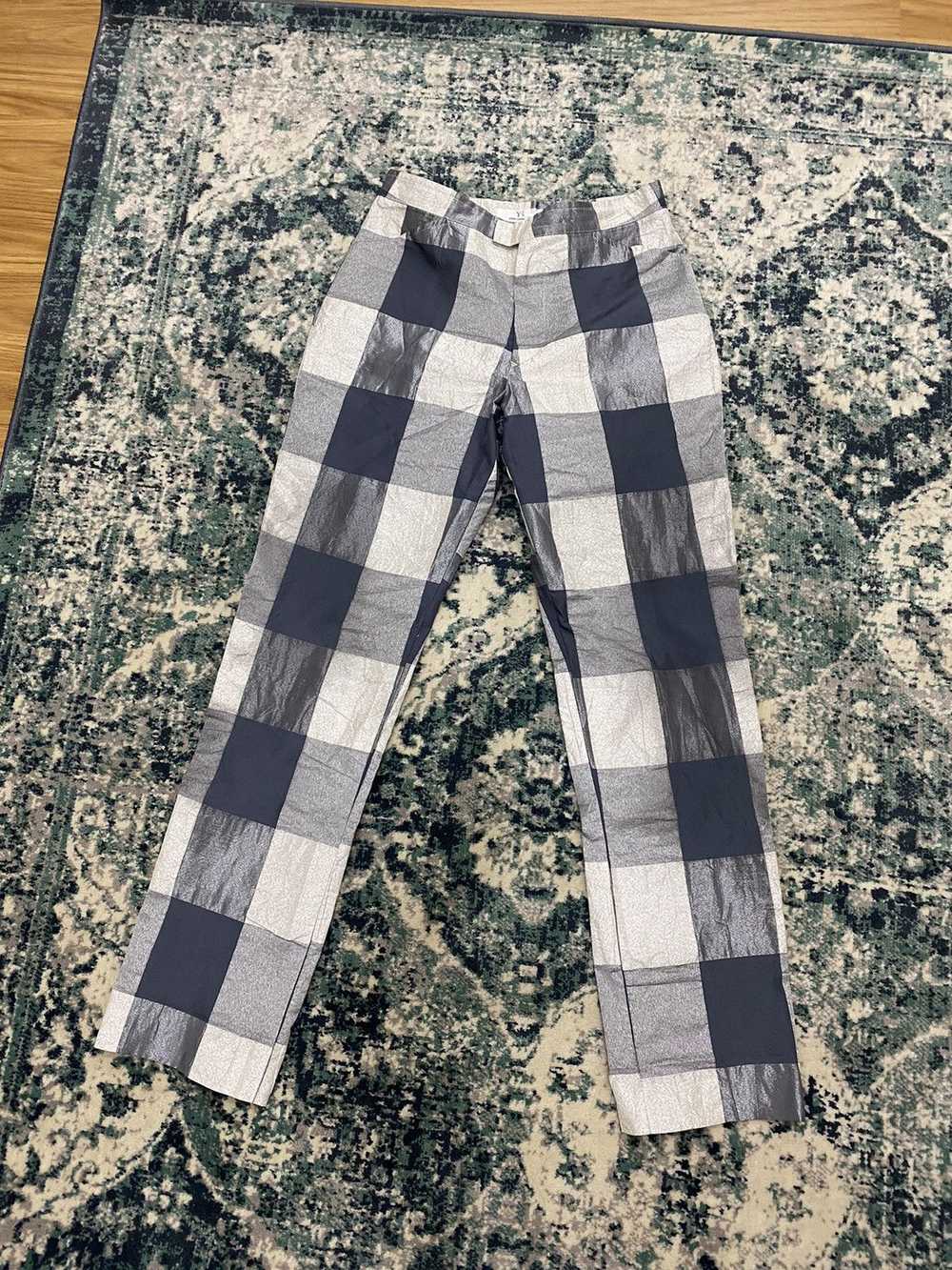 Yohji Yamamoto Plaid Checkered Pant - image 2