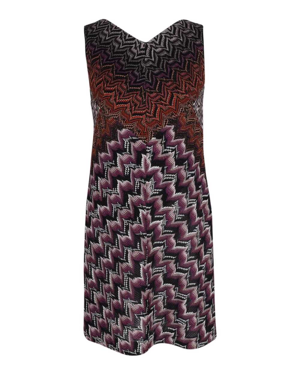 Missoni Multicolor Print Sleeveless Mini Dress in… - image 3