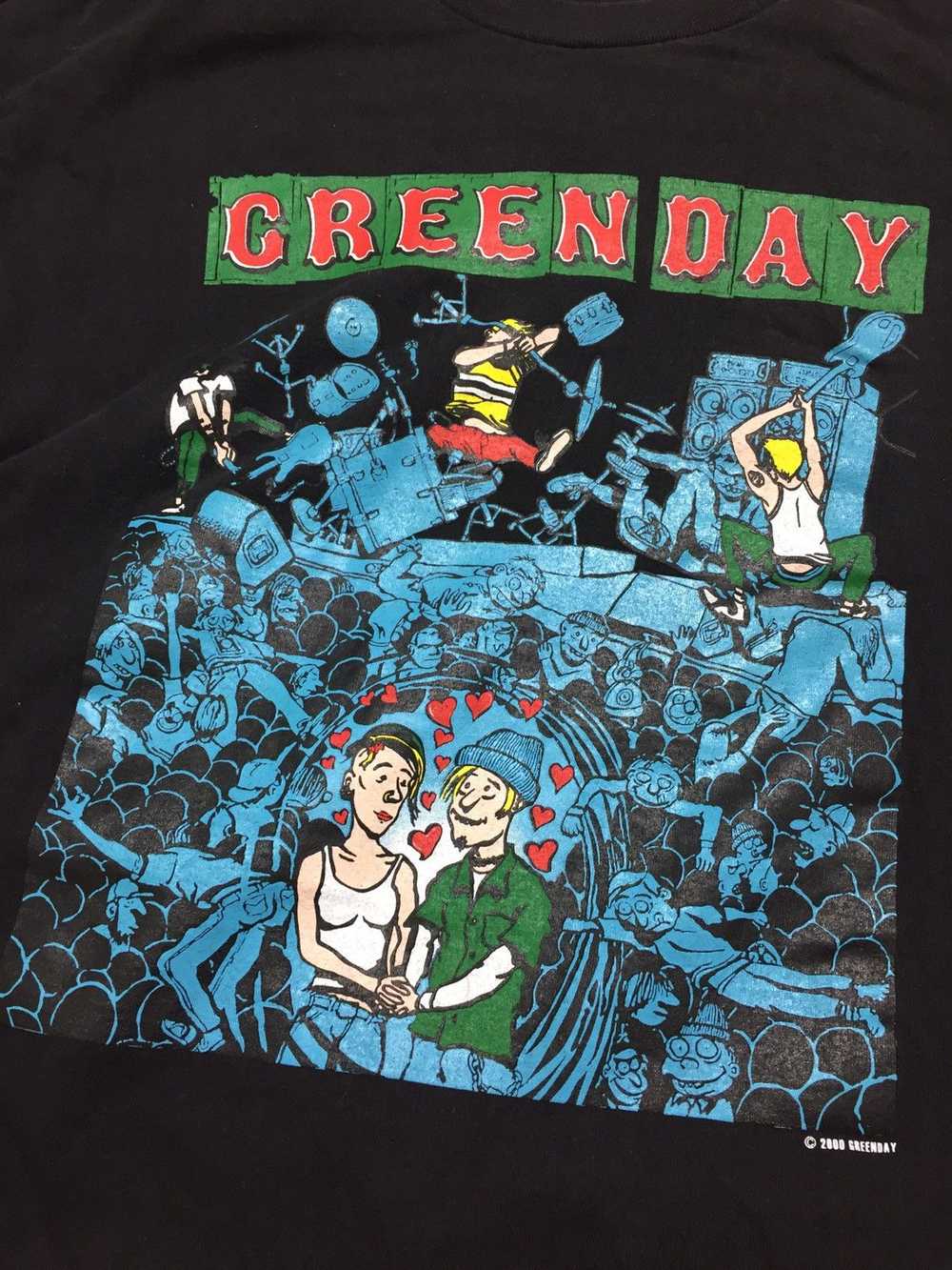 Vintage 2000 Green Day Band Tees - image 2