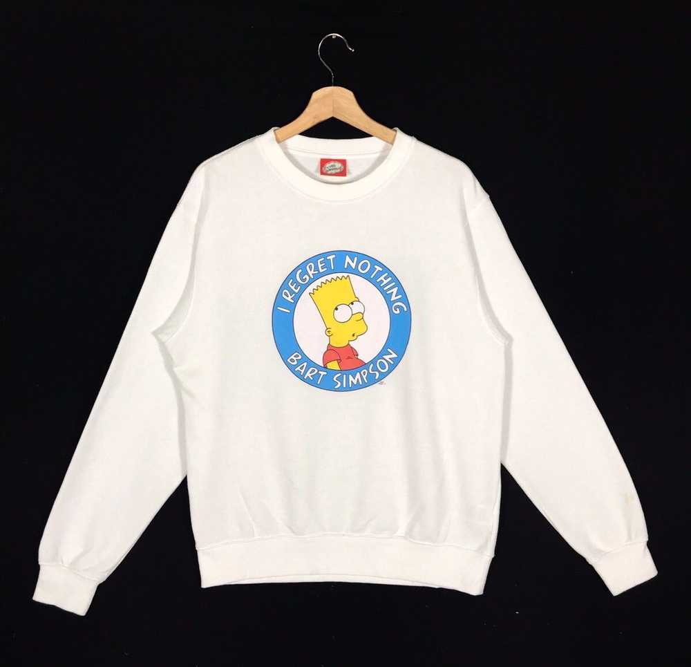 vintage I Regret Nothing Bart Simpson Sweatshirt - image 1