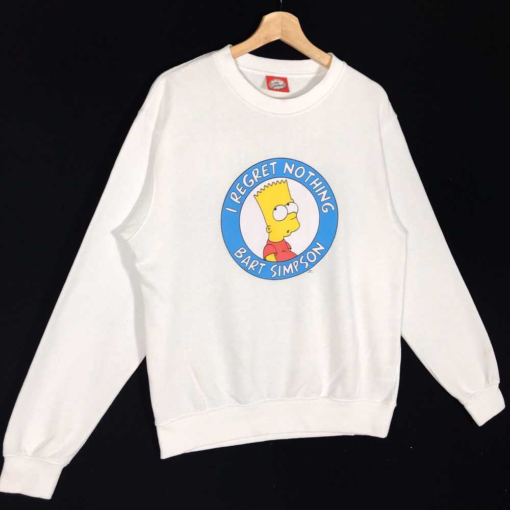 vintage I Regret Nothing Bart Simpson Sweatshirt - image 2