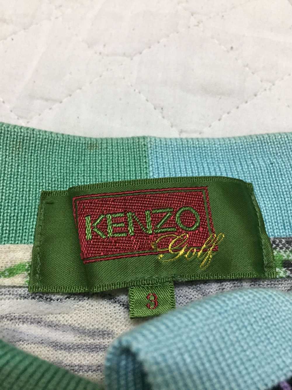Kenzo Golf Abstract Polo T-shirt - image 9