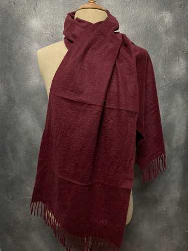 Atelier Versace cashmere/wool Scarf hotsell red Monogrammed. 90