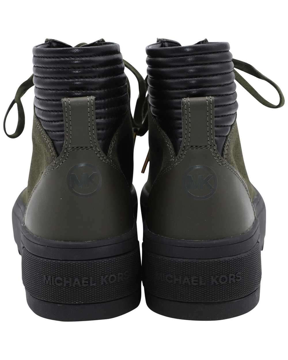 Michael Kors Green Canvas High Top Sneakers by Mi… - image 3