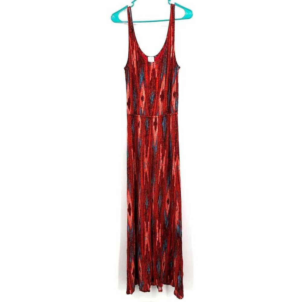 Ella Moss size small sleeveless maxi dress red bl… - image 1