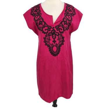 Anthro Yoana Baraschi Silk Pink Dress