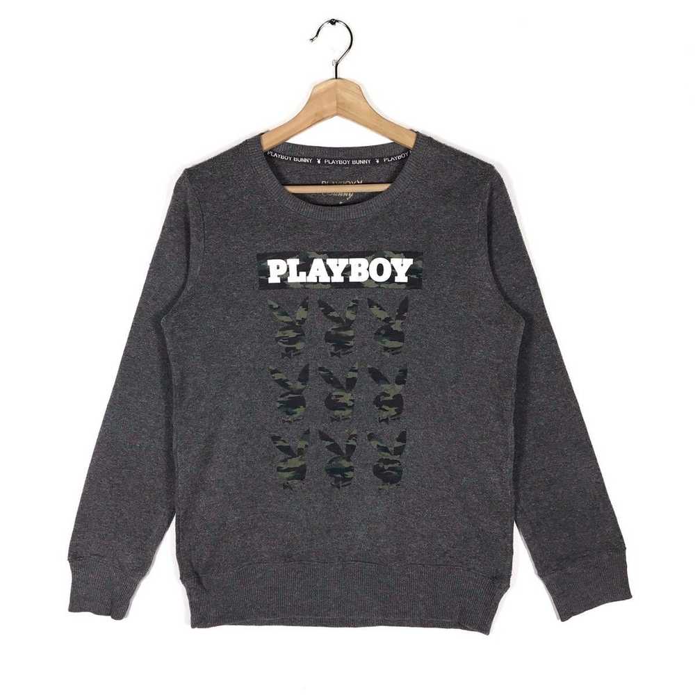 Vintage - playboy Sweatshirt Design Streetwear Ca… - image 1