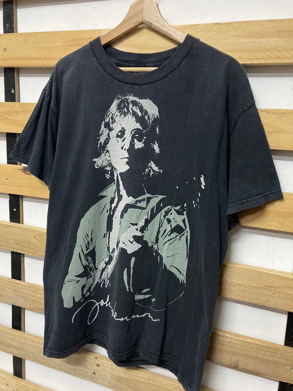 Vintage Y2k John Lennon Yoko Ono Tshirt - image 3