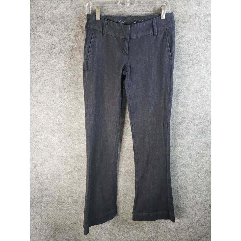 Vintage The Limited Denim Blue Chino Jeans 678 Wo… - image 1