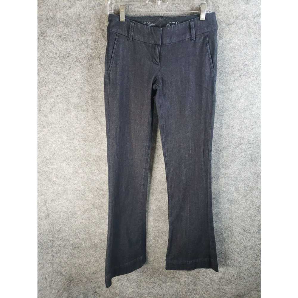 Vintage The Limited Denim Blue Chino Jeans 678 Wo… - image 3