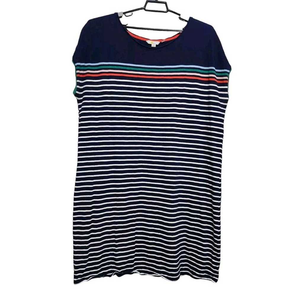 Boden Size 18L Paulina Jersey Dress Navy Striped … - image 2