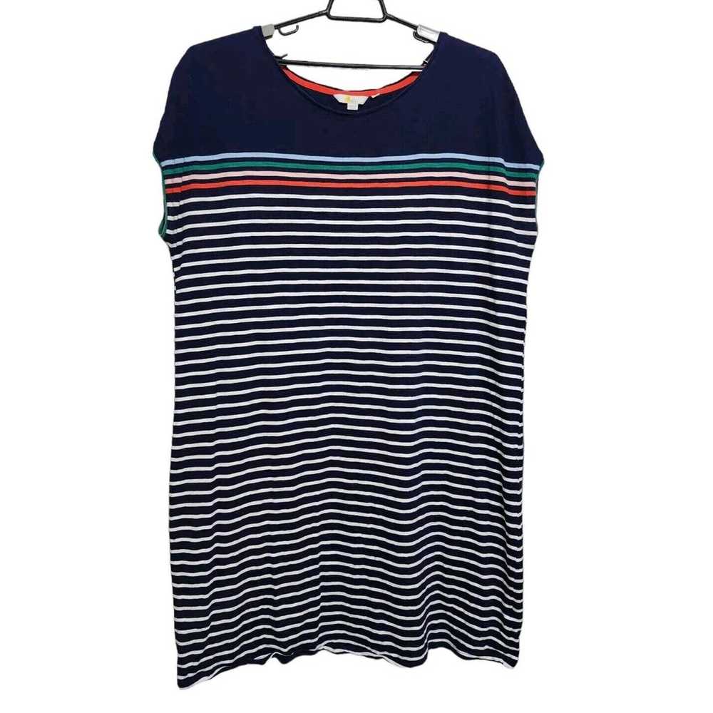 Boden Size 18L Paulina Jersey Dress Navy Striped … - image 4