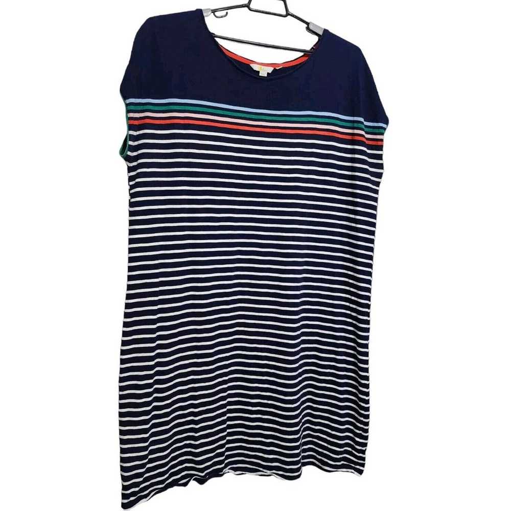 Boden Size 18L Paulina Jersey Dress Navy Striped … - image 5
