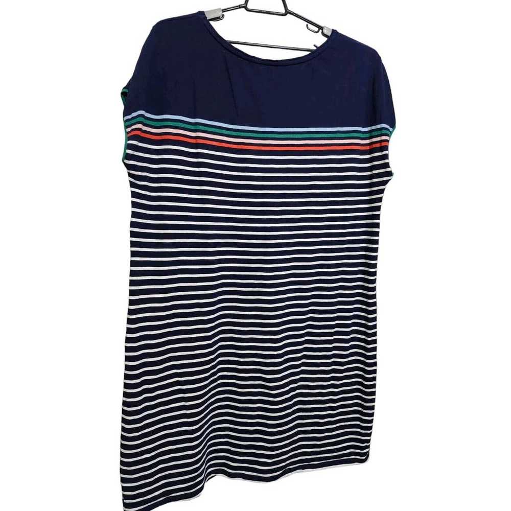Boden Size 18L Paulina Jersey Dress Navy Striped … - image 8