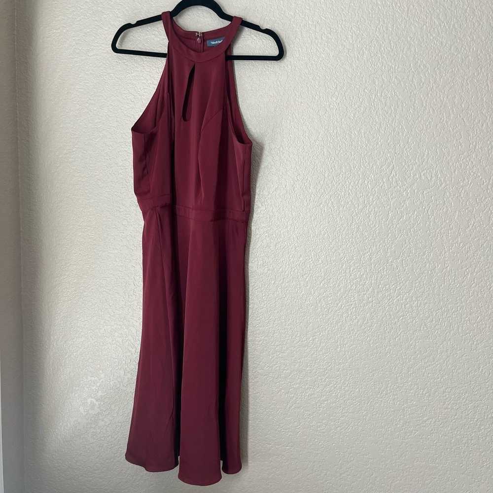 ModCloth Best of Luxe Satin Halter Dress Size 16 … - image 2