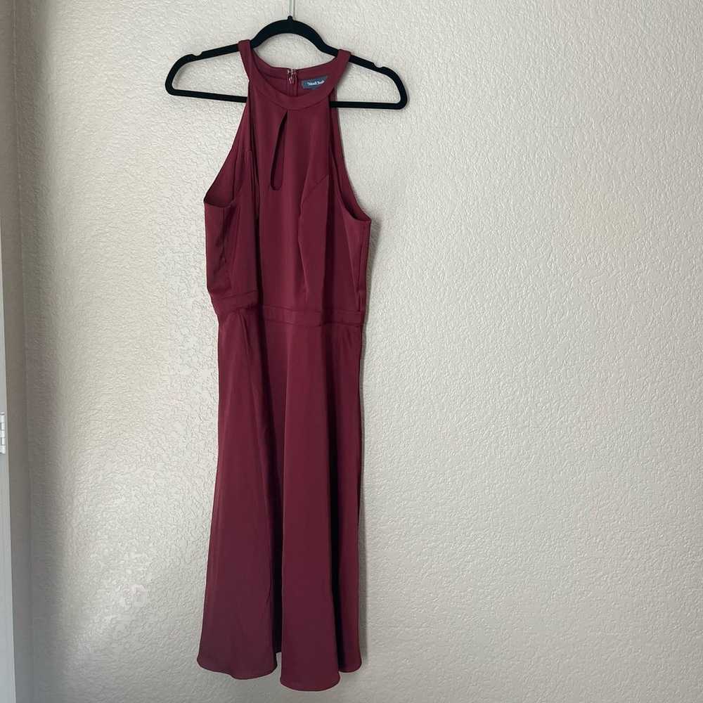 ModCloth Best of Luxe Satin Halter Dress Size 16 … - image 3