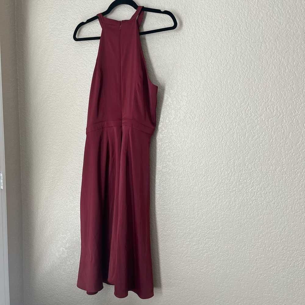 ModCloth Best of Luxe Satin Halter Dress Size 16 … - image 5