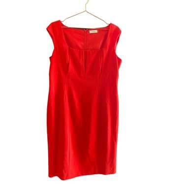 Calvin Klein Women's Red Sleeveless Back Zip Mini 