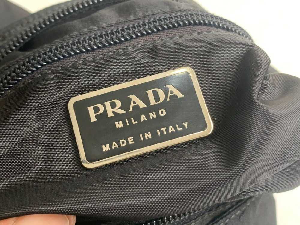 Authentic vintage Prada Small Crossbody Black Nyl… - image 9