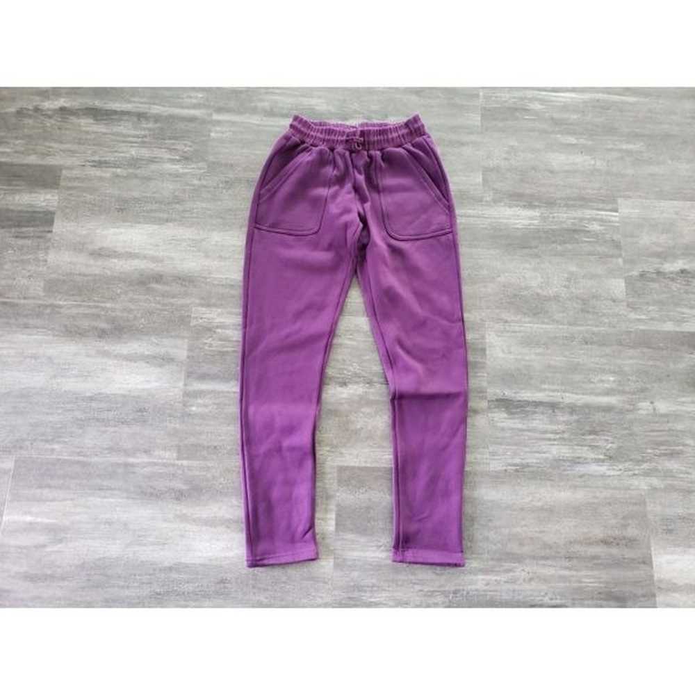 Purple Classic Marquee SweatSuit Bottoms - image 1