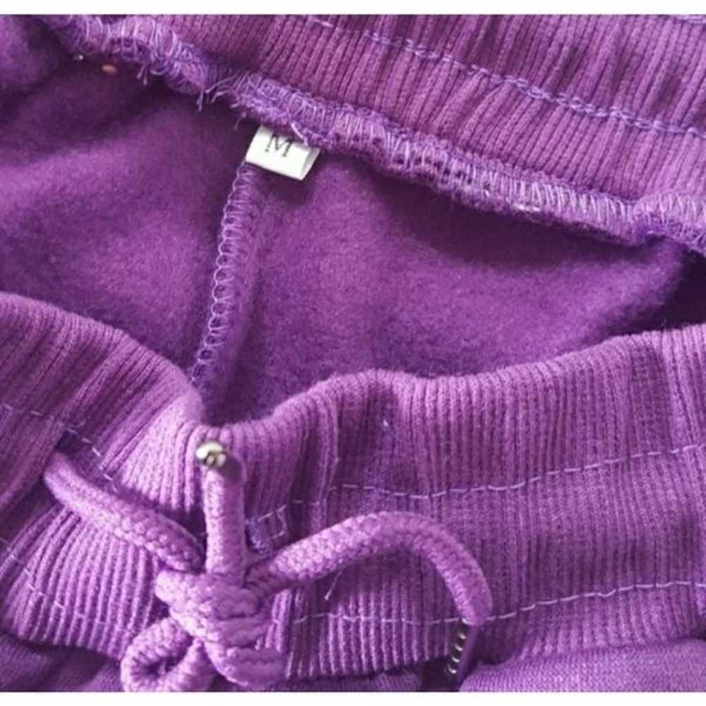 Purple Classic Marquee SweatSuit Bottoms - image 4