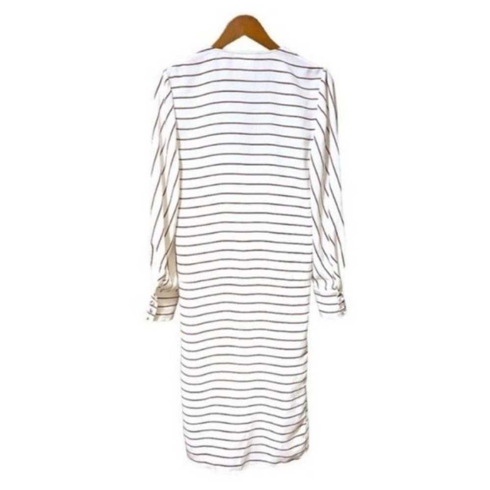 ACLER Womens Weston Twist Crepe Striped Midi Dres… - image 5