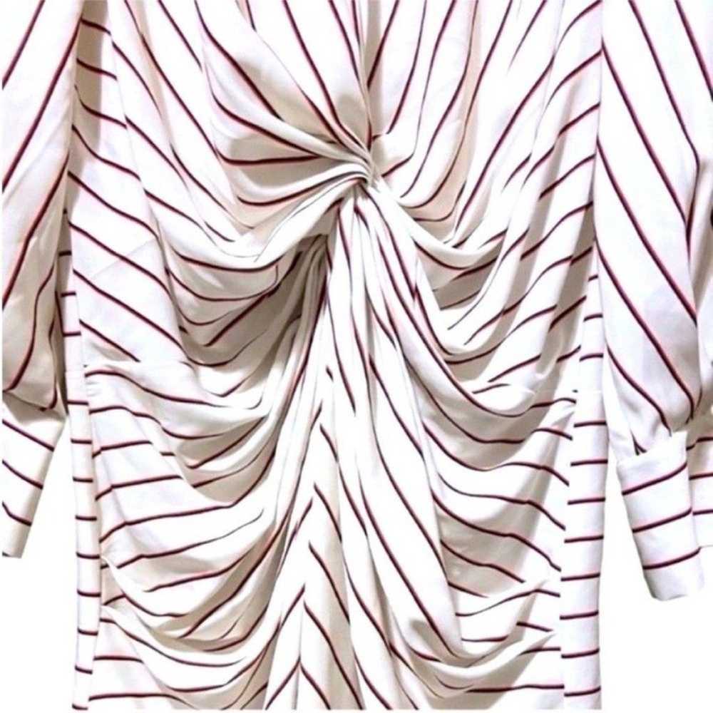 ACLER Womens Weston Twist Crepe Striped Midi Dres… - image 7