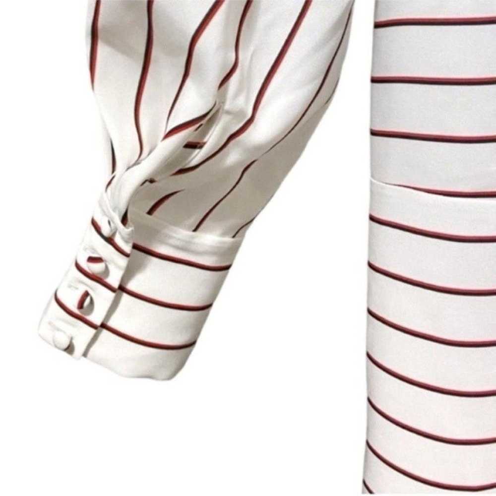 ACLER Womens Weston Twist Crepe Striped Midi Dres… - image 8