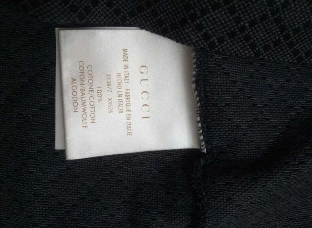 Gucci × Tom Ford Gucci Polo collar stripe monogra… - image 3