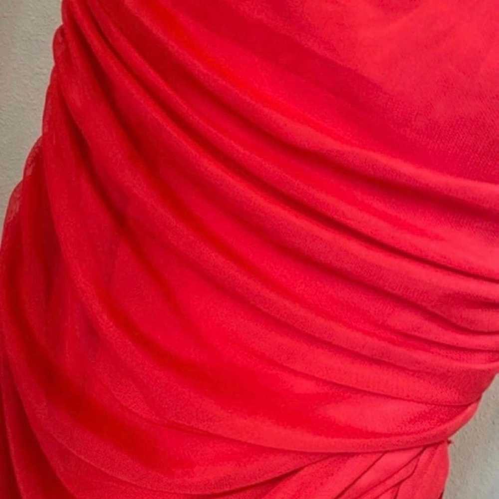 Medium mable red formal mini dress - image 6