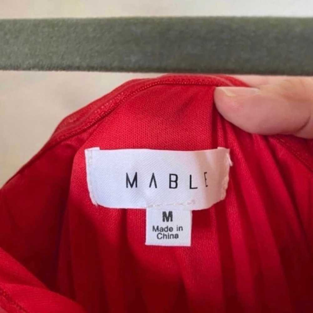 Medium mable red formal mini dress - image 8