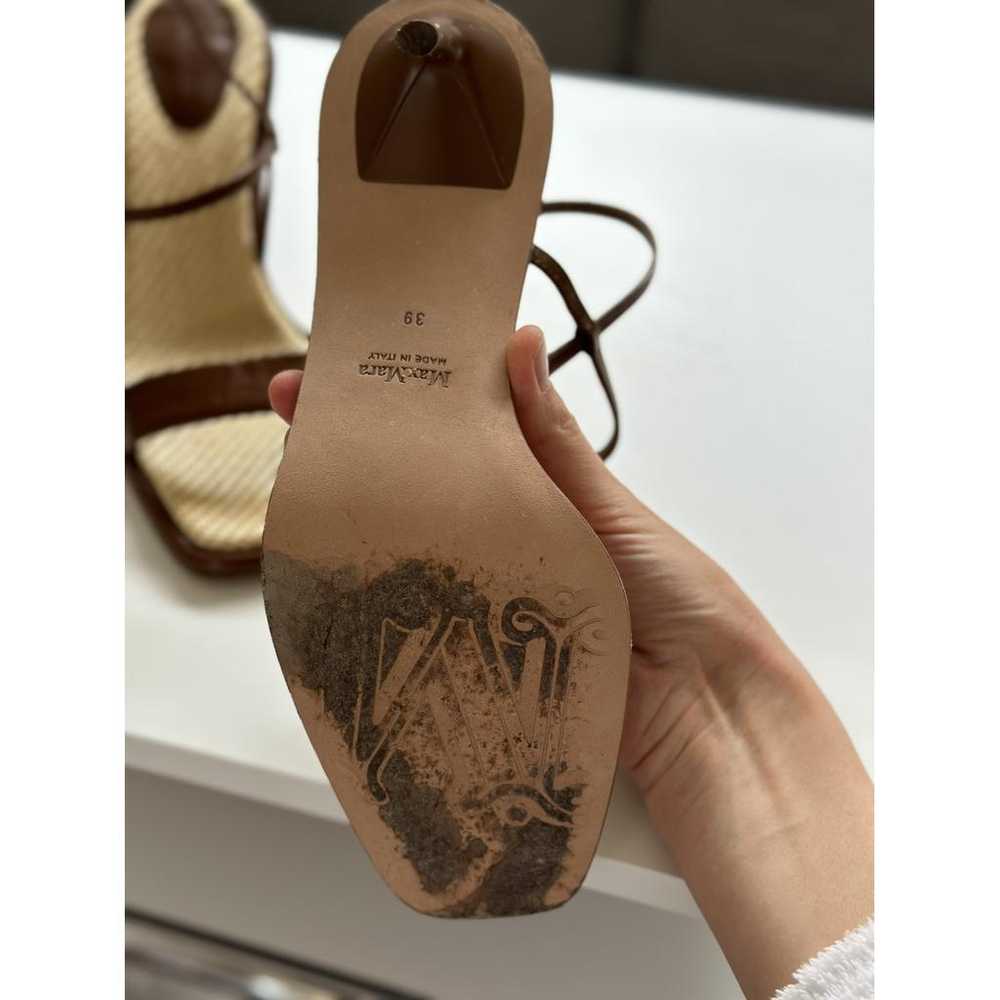 Max Mara Leather sandals - image 4