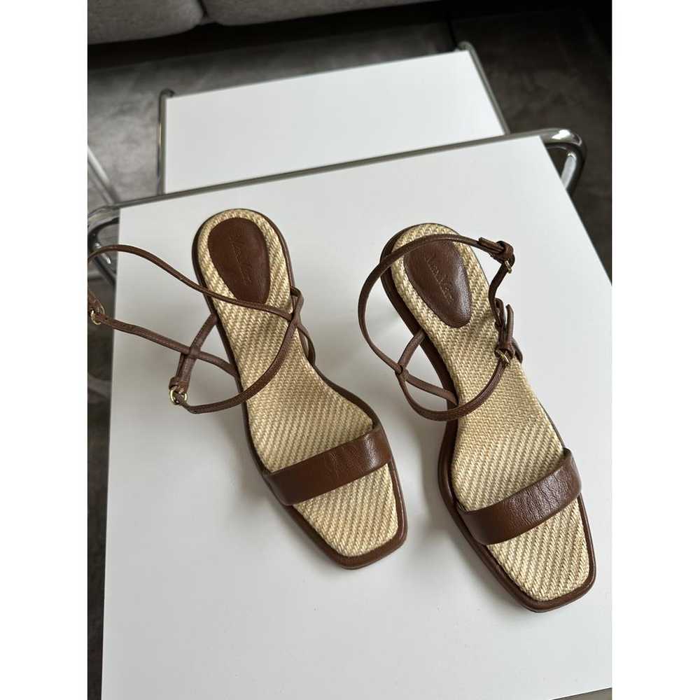 Max Mara Leather sandals - image 9