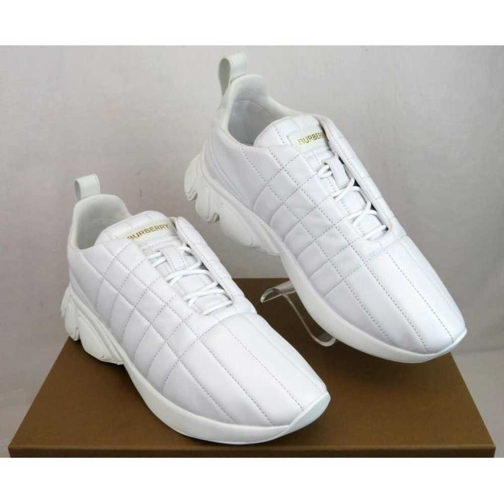 Burberry Leather low trainers - image 3