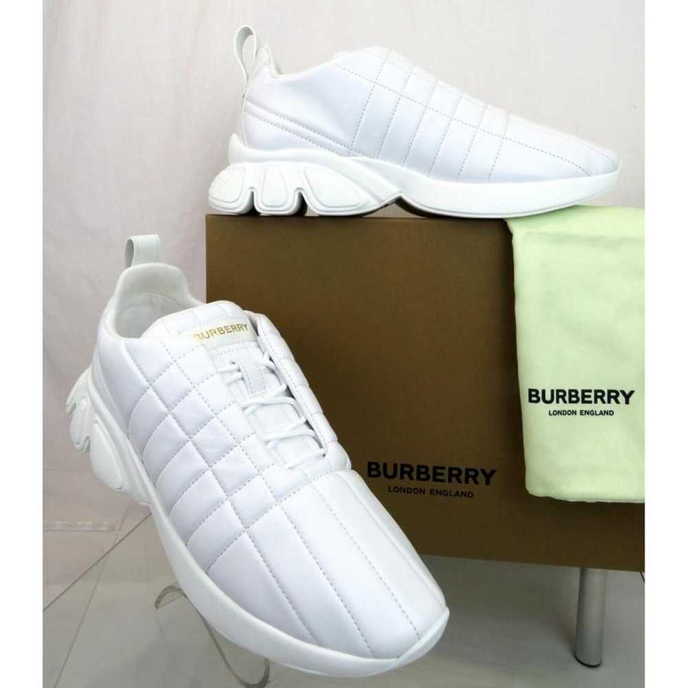 Burberry Leather low trainers - image 5